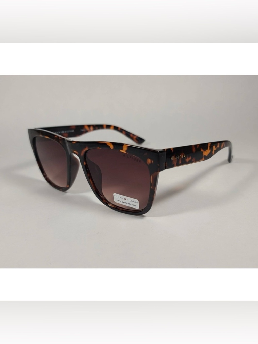 Tommy Hilfiger "Kim" WP OL450 Squared Sunglasses Brown Tortoise / Brown Gradient